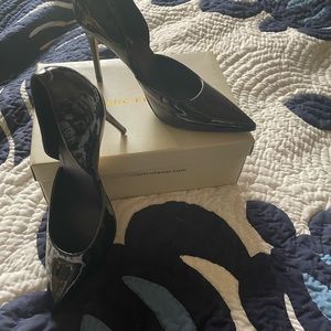 Marc Fisher patent heels - euc worn one time for 2 hrs